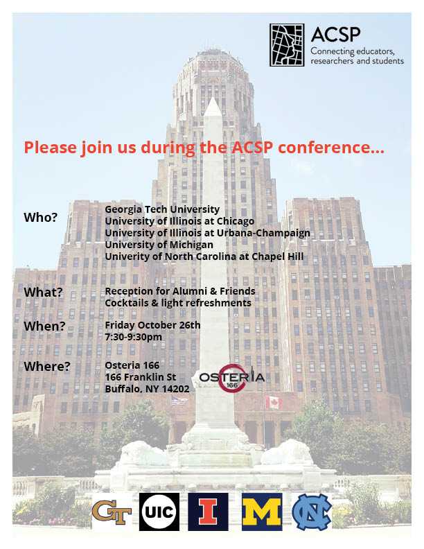 ACSP Conference Meet Up CAROLINA PLANNING