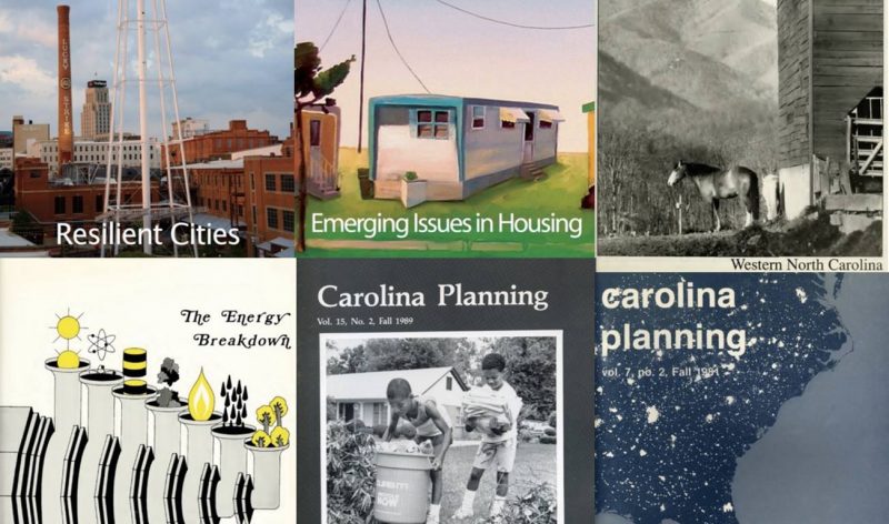 Carolina Planning Journal covers
