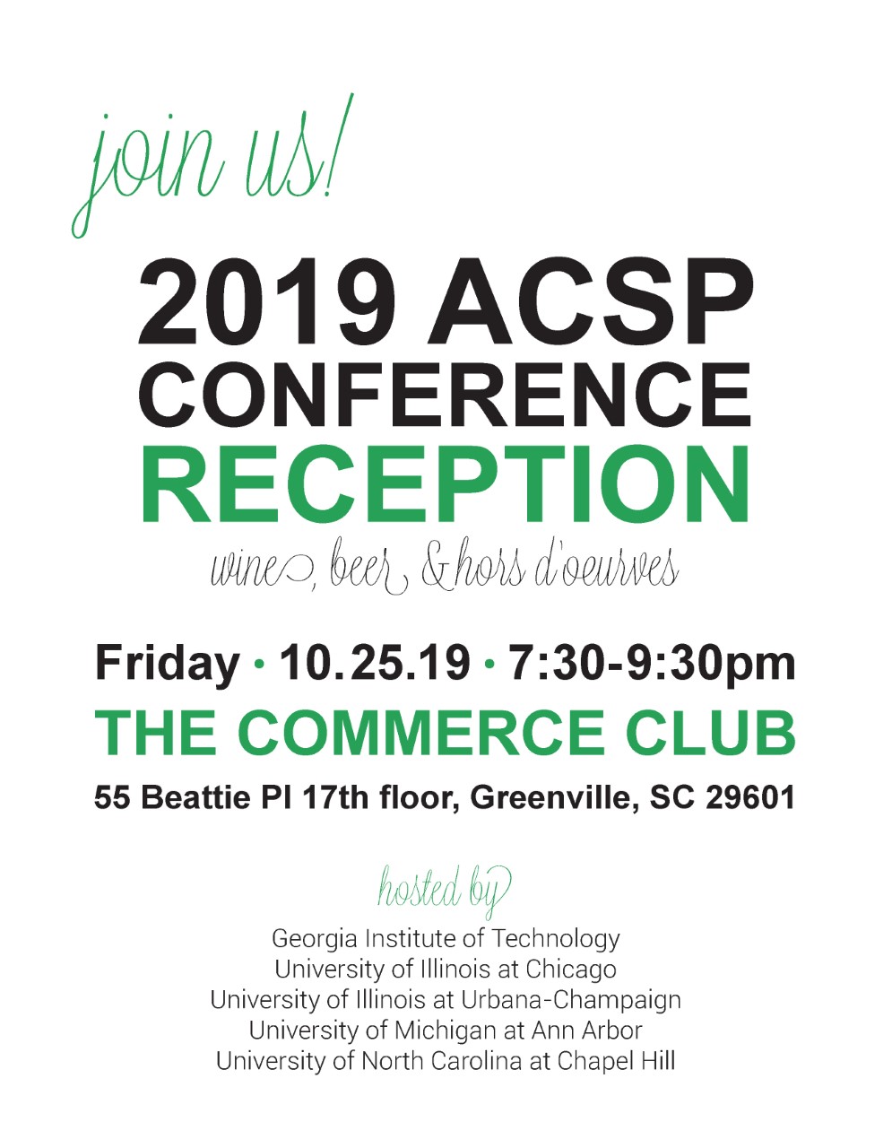 ACSP conference information