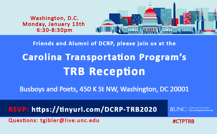 DCRP alumni event flyer
